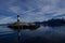 Lighthouse Les eclaireurs in Beagle Channel near Ushuaia in the