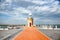 A lighthouse located at the fishing pier, Ang Sila Seafood Market. Chonburi