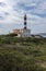 Lighthouse of the Majorcan town of Portocolom at dawn