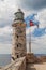 Lighthouse at the Morro castle in Havana, Cub