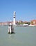 Lighthouse on Murano Island,Lagoon of Venice,Italy