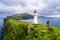 Lighthouse on Mykinesholm Mykinesholmur, Mykines Island, Faroe Islands