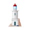 Lighthouse, nautical sea light house beacon tower
