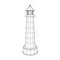 Lighthouse. Navigation Beacon building