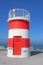 Lighthouse on Nazare Beach Portugal