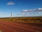 Lighthouse near highway