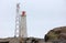 Lighthouse next to Nato base in Stokksnes peninsula, Iceland