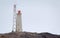 Lighthouse next to Nato base in Stokksnes peninsula, Iceland