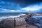 Lighthouse on North sea coast, Ijmuiden