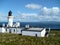 Lighthouse at the northerrn coast of scotland