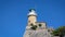 Lighthouse in Old Fortress in Corfu town, Greece