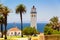 Lighthouse and Palms, Los Angeles, California