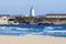 Lighthouse on Palomas Island in Tarifa