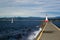 Lighthouse on pier / Victoria / Vancouver Island