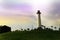 Lighthouse at Pine Avenue Pier. Long Beach, California, USA Harbor Lighthouse.