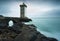 Lighthouse of Pointe de Kermovan in Le Conquet, Brittany, France