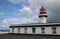 The lighthouse of Ponta do Topo in the island of Sao Jorge, Azores