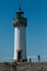 lighthouse in port Hallegen in Quiberon - britain - France