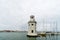 Lighthouse in a port in Venice, Italy