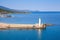 Lighthouse of Propriano port, Corsica, France