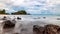 The Lighthouse with rock used long exposure photography at Lanta island