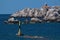 Lighthouse on the rocks, Adriatic sea, Croatia