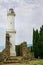 Lighthouse and ruins of Convent of San Franciso in Colonia del S