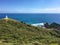 Lighthouse and sacred point at Cape Reinga, New Zealand