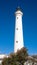 Lighthouse of San Vito Lo Capo, Sicily, Italy. lighthouse with blue sky on the bottom