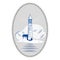 Lighthouse sea ocean light water coast beacon building travel navigation sky vector illustration