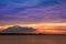 Lighthouse seascape sunset and twilight