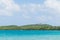 Lighthouse sits on a hill in Fajardo Puerto Rico surrounded by palm trees