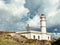 Lighthouse at the southernmost point of the Spanish Balearic island of Mallorca