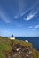 Lighthouse at St Abbs Head, Berwickshire, Scotland