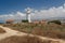 Lighthouse standing on the ruins of the ancient city of Pafos