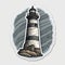 Lighthouse Sticker with dark colors