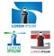 Lighthouse symbol set