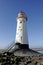 The lighthouse at Talacre Beach, Rhyl, North Wales.