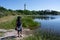 The lighthouse Tall Erik at the northern tip of the Baltic island of Oland