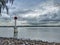 Lighthouse in Tanjung Harapan, Port Klang, Selangor, Malaysia.