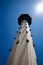 Lighthouse of Torredembarra with blue sky on the background