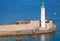 Lighthouse tower, Propriano, Corsica, France