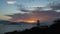 Lighthouse of Victoria Harbour at dusk