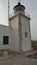 The lighthouse Vrisaki at Lavrion, Attica, Greece