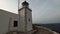 The lighthouse Vrisaki at Lavrion, Attica, Greece