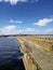 Lighthouse walkway from tynemouth