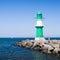 Lighthouse in warnemuende