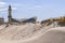 Lighthouse Warnemunde sand dune