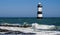 Lighthouse on the Welsh coast