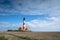 Lighthouse of Westerhever, North Frisia, Germany